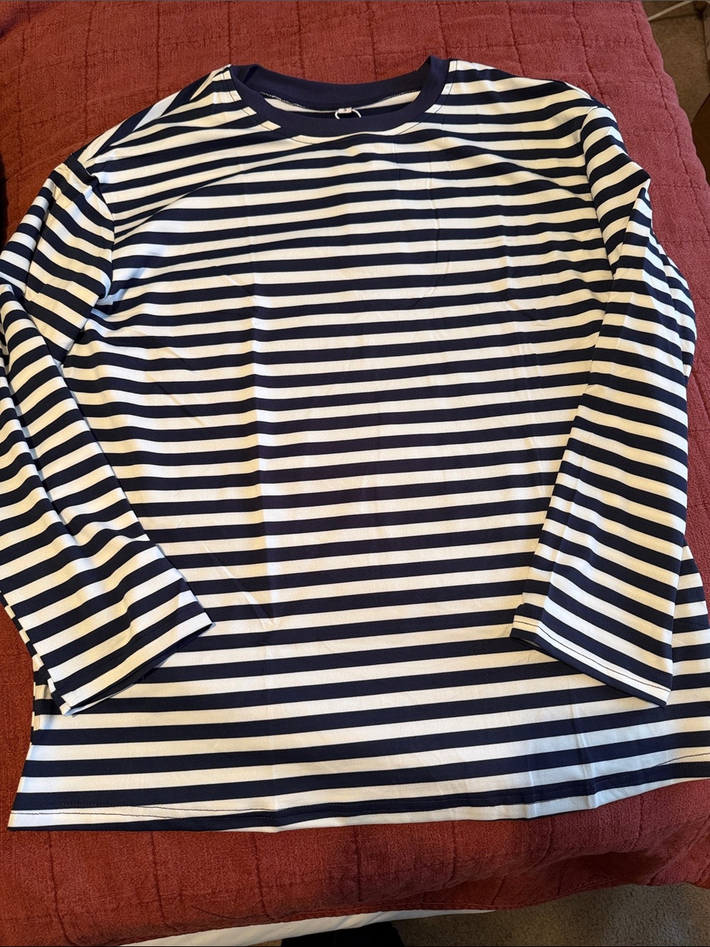 Women’s new sampeel long sleeve stripe shirt